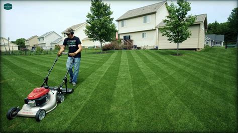 Striping the Lawn